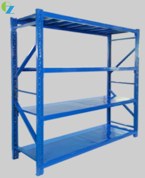 200KG Per Layer Powder Coated Steel Storage Racks Light Duty Warehouse Storage