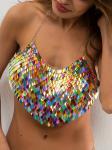 Sequin Bustier body chain