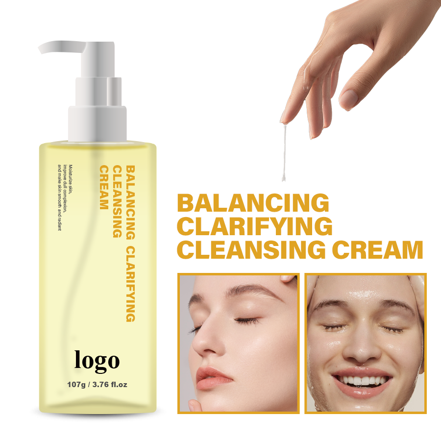 Organic Herbal Facial Cleanser Deep Face Cleansing Oil Control Blackhead Removal Daily Use Oily Dry Skin Men Women