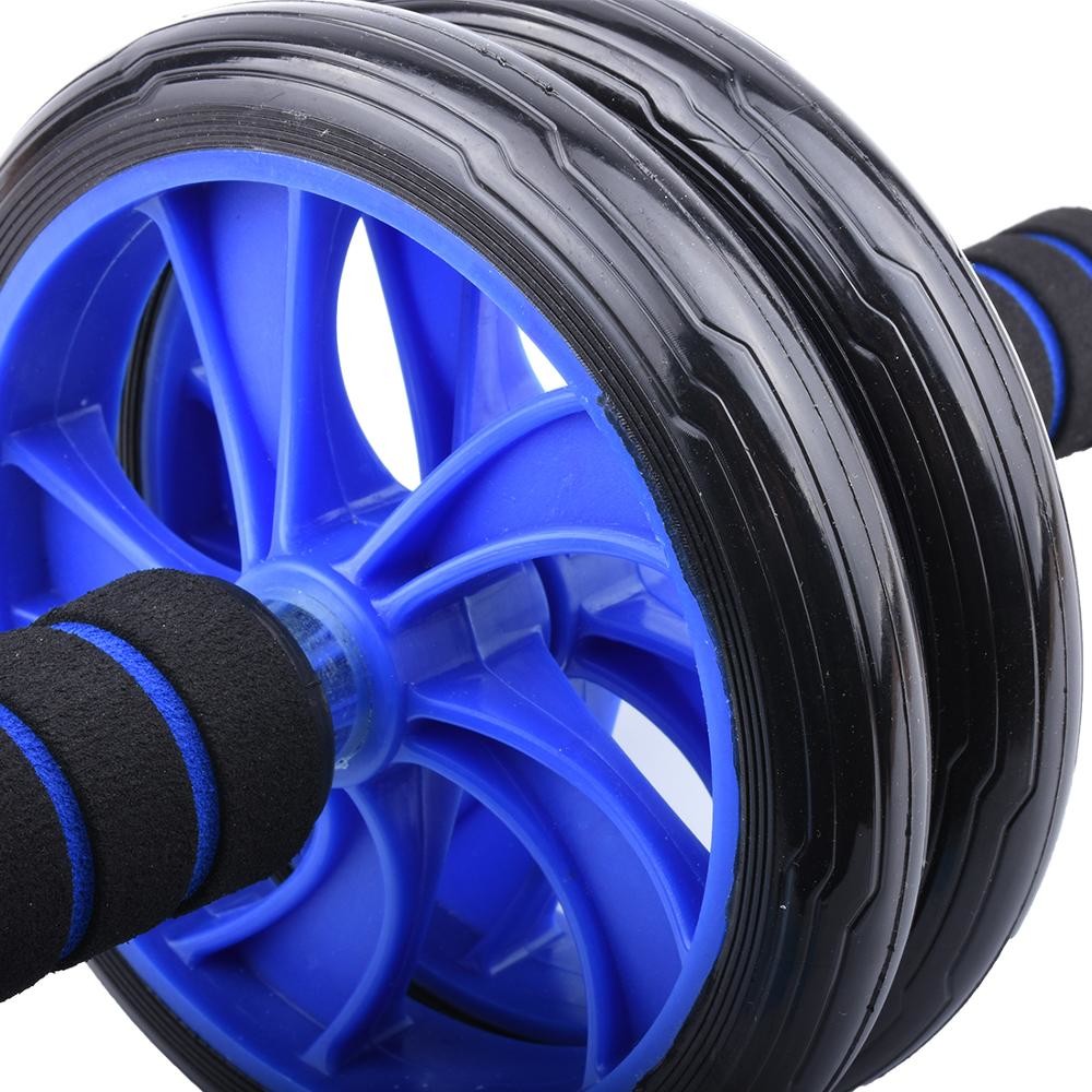 SS Shaft Ab Wheel Roller Set Unisex Slipfree Push Up Bar For Home
