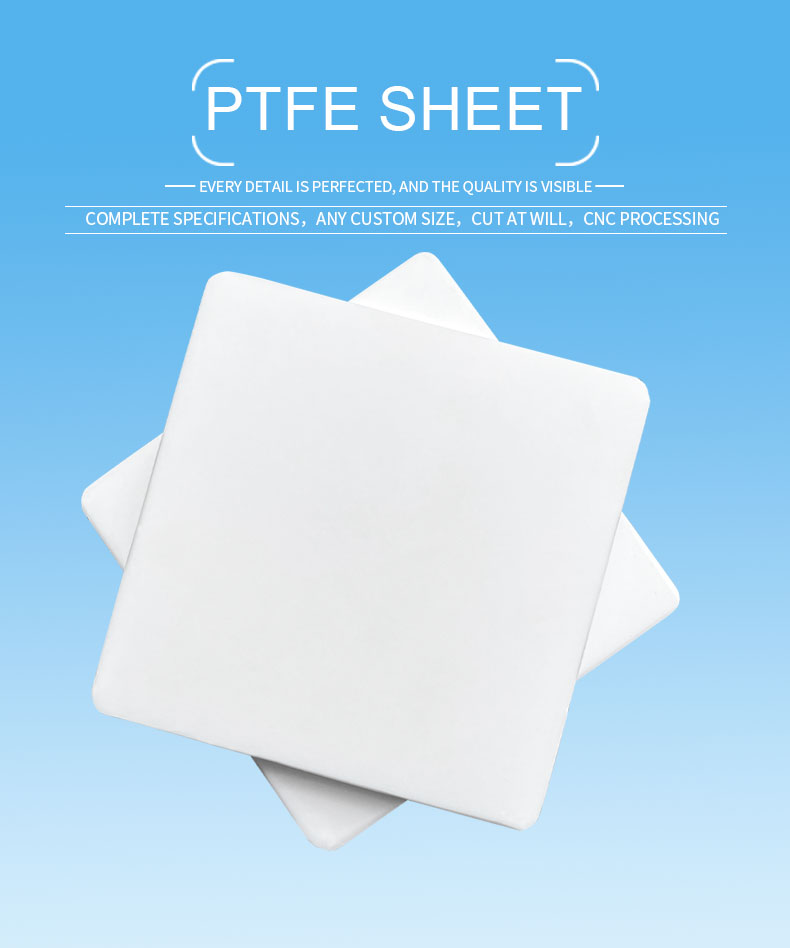 High Temperature Resistance PTFE Plate Raw Material Flexible Expanded Ptfe Sheet