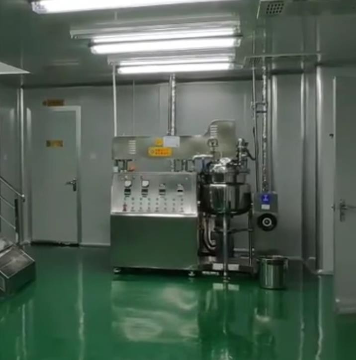 Vacuum Body Cream Cosmetic Emulsifier Mixer Machine 63RPM Leakproof