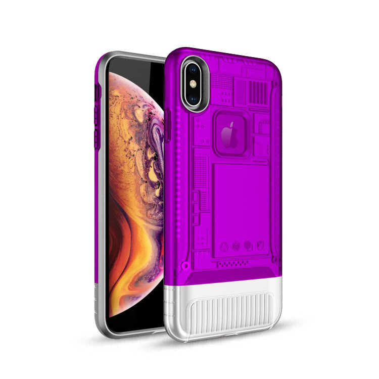 Color Transparent Polar Light PC TPU Protective Case Back Cover For Vivo V9 Y81/Y83 V11/ V11 Pro Moto E5/G6 Play(EU) E4