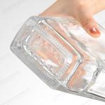 Rubber Stopper Sealing Type Square Glass Wine Bottle From Healthy Lead Free