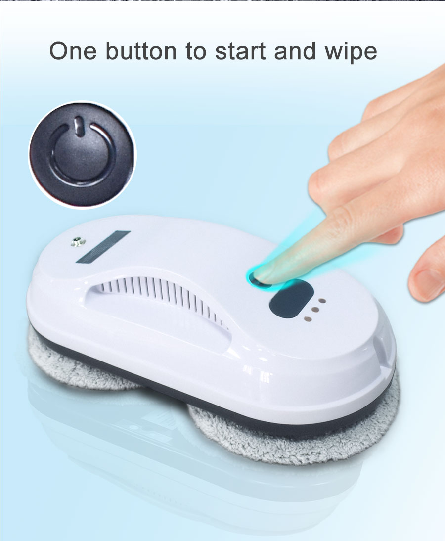 Smooth Cleaning Window Cleaner Robot 80w 65dB Automatic Window Cleaner
