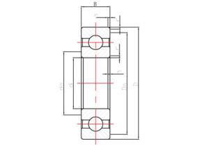 China Precision Deep Groove Ball Bearings(EMQ Bearings) 6005 wholesale