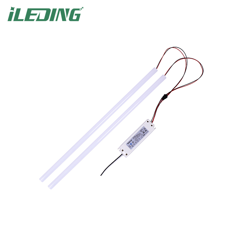 White Magnetic Linear Troffer Retrofit LED Linear retrofit Kit with Color Rendering Index Ra 80