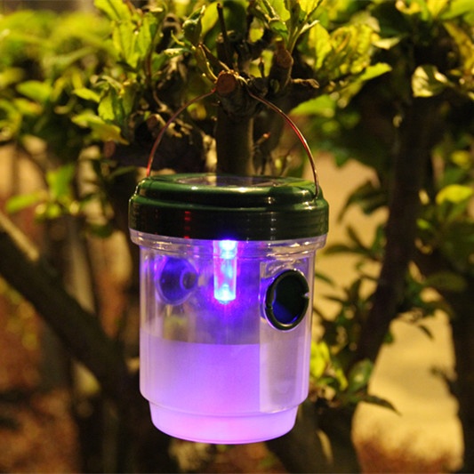 Outdoor Solar Energy Hanging Fly Trap with ABS Plastic Material and G.W/N.W 3.5KGS/4.5KGS