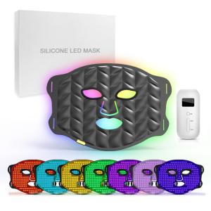 China Silicone LED Light Therapy Facial Mask For Promoting Metabolism wholesale