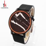 Men'S Fashion Wrist Watch Winner Japan Movement Watch With Leather Strap