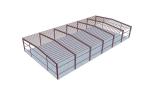 100*150 Customized Industrial Steel Structure Warehouse GB Standard