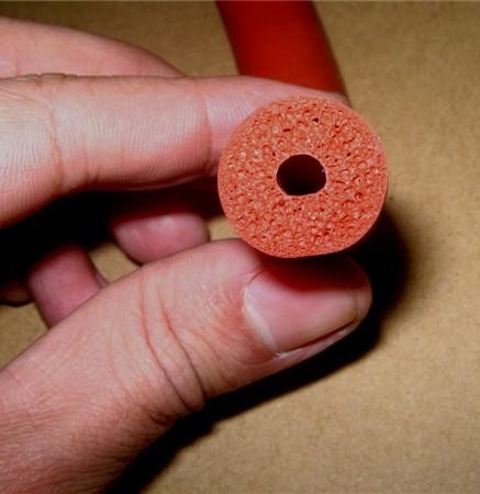 Heat Resistant Silicone Sponge Strip Tensile Strength 7-10 , Temperature -50℃ To 200℃