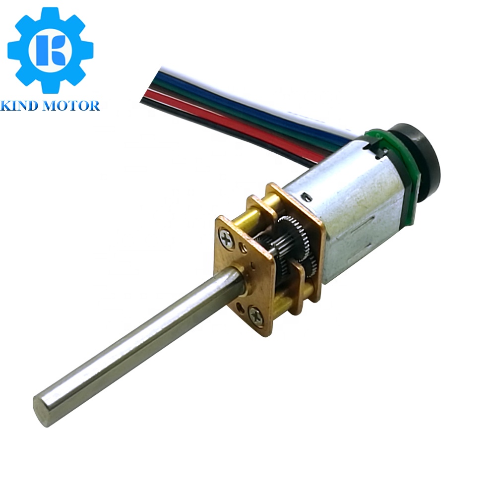 Micro high torque 300 rpm 3v 5v 6v 12v 12 volt 24v n20 dc shaft gear motor with 12mm gearbox and ppr encoder