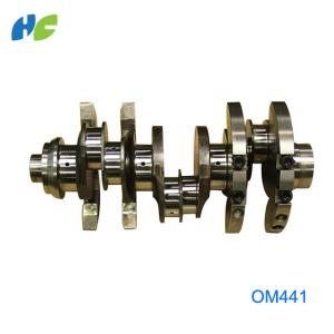 China CNC machining diesel engine parts auto spare parts OM441 crankshaft wholesale