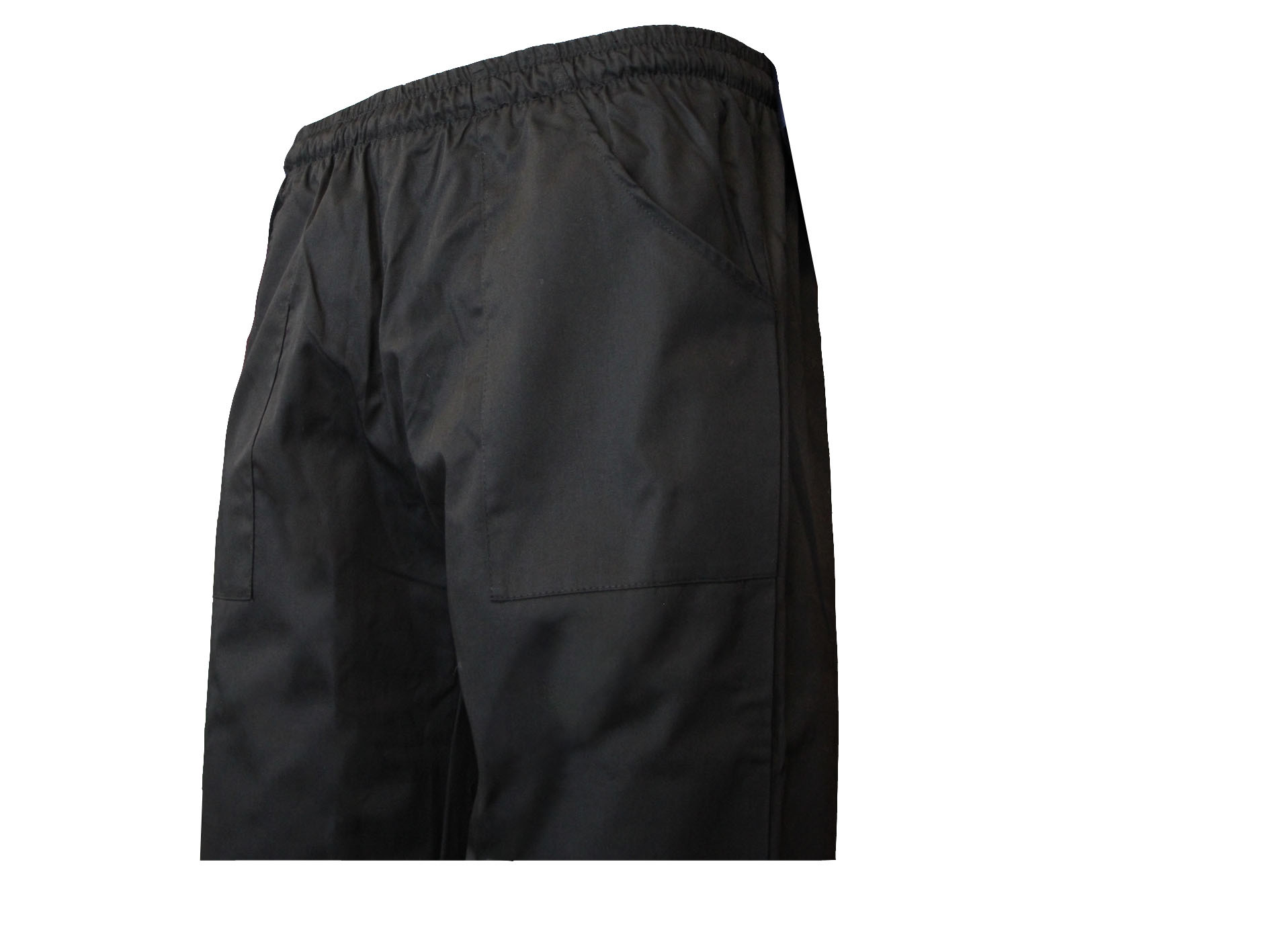 Polyester 65% Cotton 30% Spandex 5% Bottoms Clothing Men 191GSM Navy Casual Pants