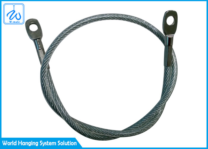 Single Leg 2mm Stainless Steel Wire Rope Sling With Thimble Eye