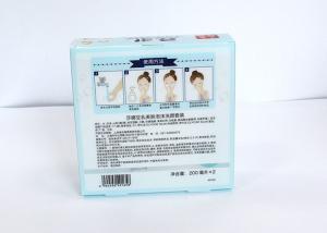 China Softening Facial Cleanser Clear PVC Gift Boxes Consistent Clarity wholesale