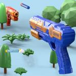 BOYS' Outdoor Sports Fun Foam Catapult Aircraft Gun for Children's Flying Glider