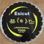 24T 7000rpm 184mm 7 1/4'' Circular Saw Blade 16mm 20mm Bore