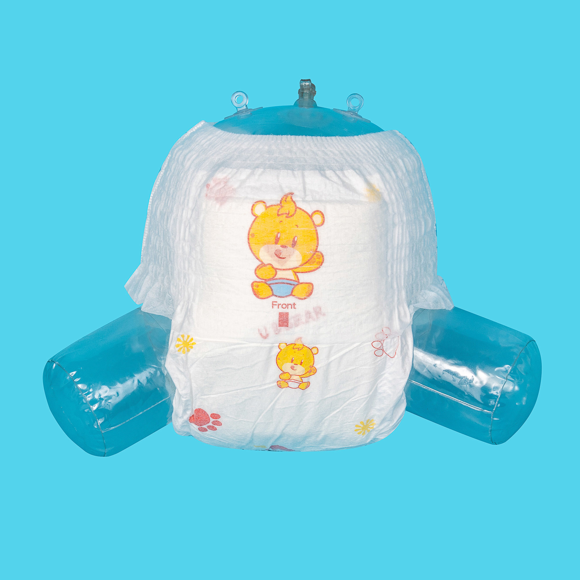 Cloth Like Backsheet Non Toxic Pull Up Diapers For Sensitive Skin
