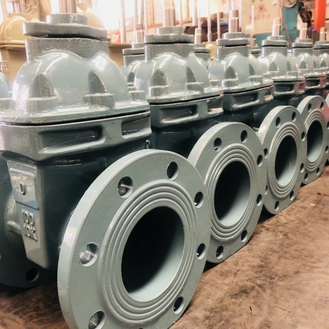 DIN Standard Underground Gate Valve Non Rising Stem Customized