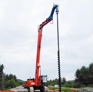 China 1.5-35 Ton Steel Excavator Earth Auger Hydraulic Earth Drill 100mm-400mm Diameter wholesale