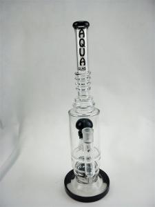 China 12inchGlass Smoking Water Pipes Percolator Glass Straight Tube 9mm wholesale