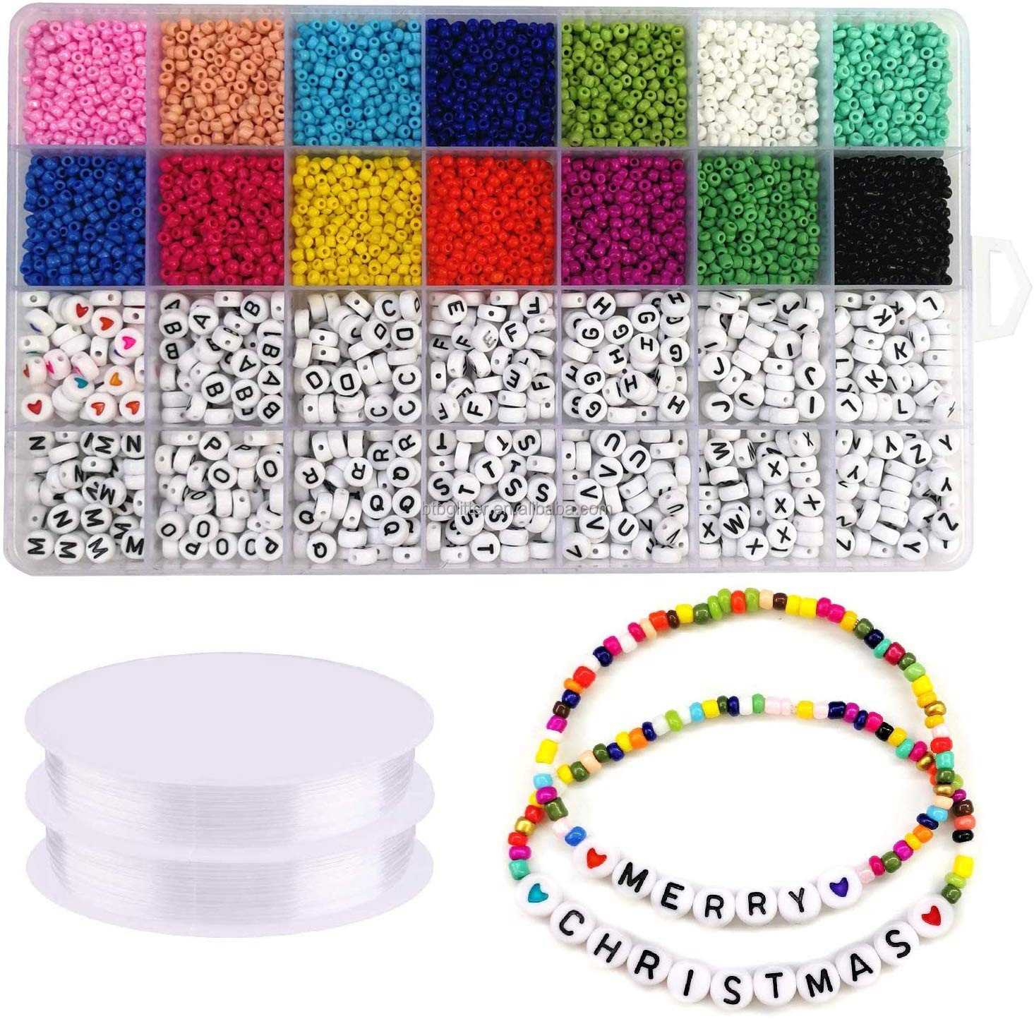 5000pcs Acrylic Beads for Bracelets 26 Letters DIY Beads Chain Thigh Chain for Women Big Snake Pendants Leg Chain Body Jewelry