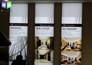 China 11X17 Waterproof LED Picture Frame Light Box Fabric UL Certifications wholesale