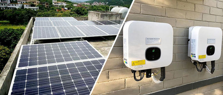6kw Single Phase Solar Wind Inverter High Reliability Fanlesscooling Concept