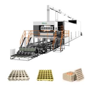 China Pulp Egg Tray Molding Machine Automatic Using Recycling Waste Paper wholesale