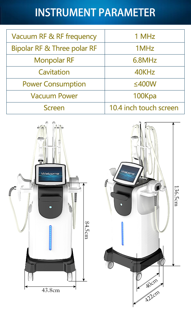 Laser Cellulite Removal Machine , Vacuum Non Surgical Body Contouring Machine
