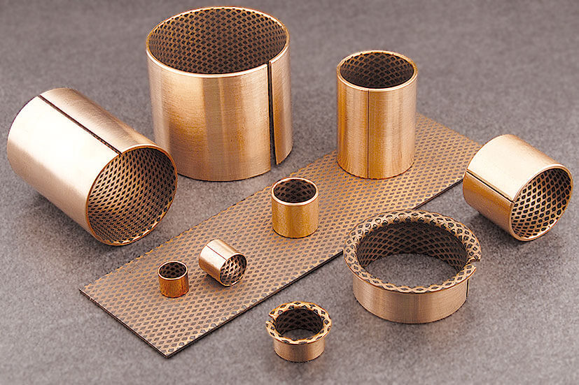 Wear Resistance Bimetal Bearing Bushes Lead Free For Automobile cojinetes bronce