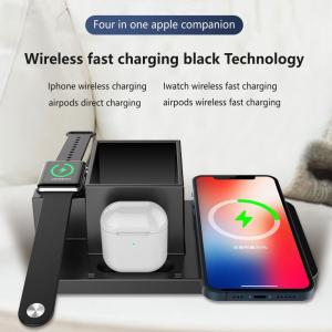 China 4-In-1 Multifunctional Wireless Charger 15W Fast Magnetic Charger Stand With Pen Holder wholesale