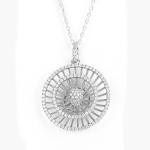 AAA Cubic Zirconia Silver 925 Jewelry Set 6.26g 925 Sterling Silver Wedding Sets