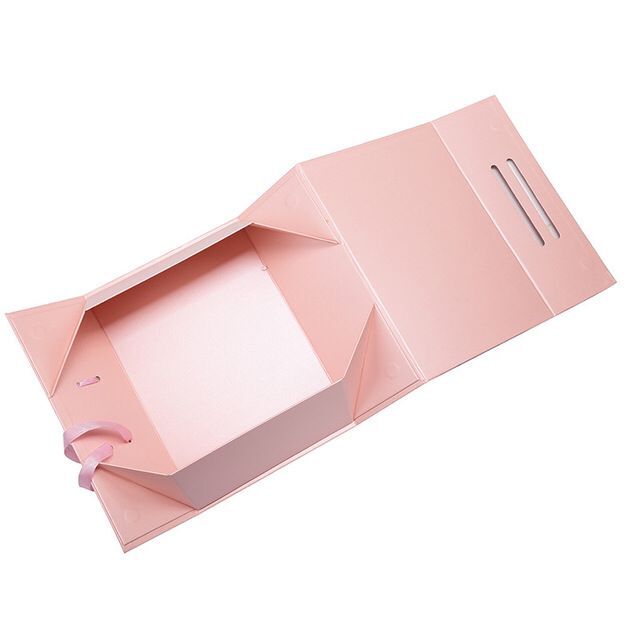 Born Baby Gift Set Box with Handle and Custom Print Foldable Magnetic Flap Closure