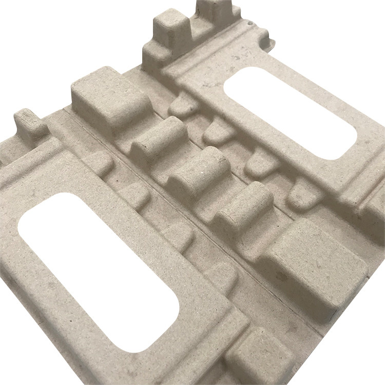 Dry Press Moulded Pulp Tray ODM Available For Tooling Packaging