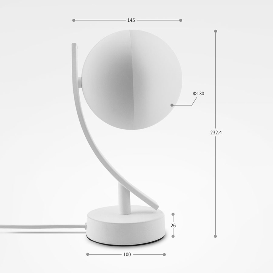 7W RGBW Lynx Elf Wifi Smart Table Lamp , 600lm APP Remote Control Desk Lamp Dimmable