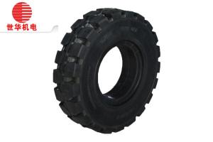 China 28x9-15 Solid Rubber Forklift Tires 698x698x205mm Size 3 Years Warranty wholesale