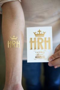 China Gold and silver metallic temporary tattoo wholesale