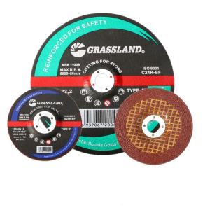 China 4 In X 1/4 In X 5/8 In Resin Bonded T27 Grinding Wheel For Polishing Stainless Steel wholesale