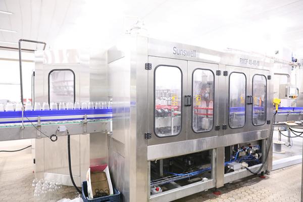 3 In 1 Automatic Glass Bottled Juice Production Line Washing Filling Sealing