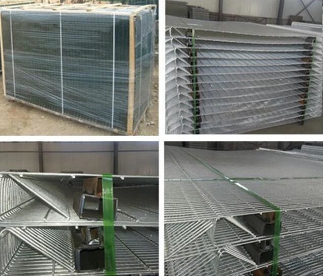 PVC coated BRC Roll Top Welded Wire Mesh Fence 100x300mm