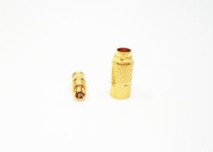 China Straight Female SMPM RF Connector Gold Plated Durable for Radar Microwave wholesale