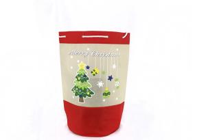 China Felt Material Craft Christmas Decorations Drawstring Gift Bags Customized Size wholesale