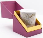 Decorative Organic Paper Candle Gift Box Folding Cardboard Packing Boxes With