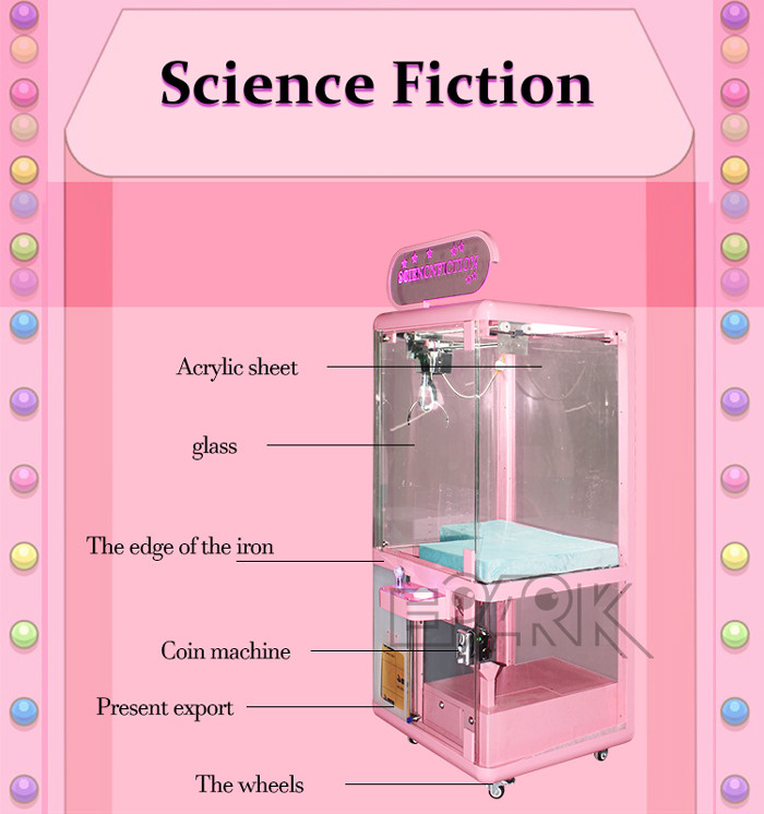250W Science Fiction Toy Grabber Prize Game Machine
