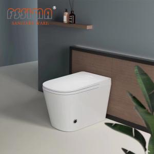 China Japanese Smart Toilet Bowl Watermark White Bidet Control 40KG wholesale