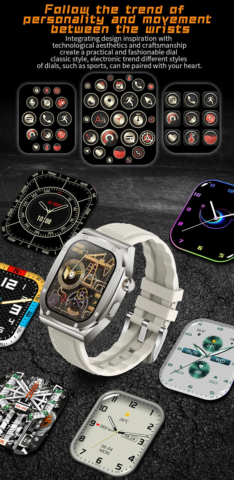Z79 MAX Outdoor Smart Watch Sleep Blood Pressure Monitoring IP67 Waterproof