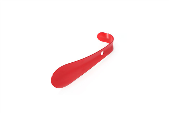 Long Metal Shoe Horn Stainless Steel 6.3 Inch 16 CM Handle With Hook Travel Spoon
